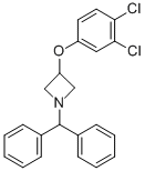 1-二苯甲基-3-(3,4-二氯-苯氧基)氮杂丁烷
