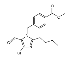 苯甲酸,  4-[(2-丁基-4-氯-5-甲酰基-1H-咪唑-1-基)甲基]-,甲基酯