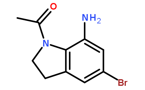 1-(7-氨基-5-溴-2,3-二氢-1H-吲哚-1-基)乙酮