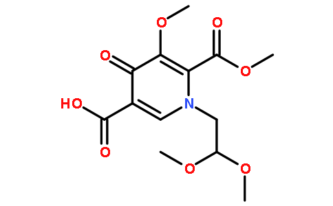 1-(22-二甲氧基乙基)-5-甲氧基-6-(甲氧羰基)-4-氧杂 -14-二氢吡啶-3-甲酸