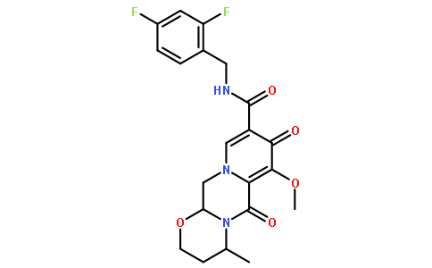 (4R,12aS)-N-((2,4-二氟苯基)甲基)-3,4,6,8,12,12a-六氢-7-甲氧基-4-甲基-6,8-二氧代-2H-吡啶并(1',2':4,5)吡嗪并(2,1-b)(1,3)恶嗪-9-甲酰胺