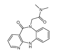 N,N-dimethyl-2-(5-oxo-11H-pyrido[3,2-c][1,5]benzodiazepin-6-yl)acetamide