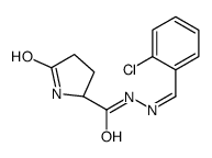 (2S)-N-[(E)-(2-chlorophenyl)methylideneamino]-5-oxopyrrolidine-2-carboxamide