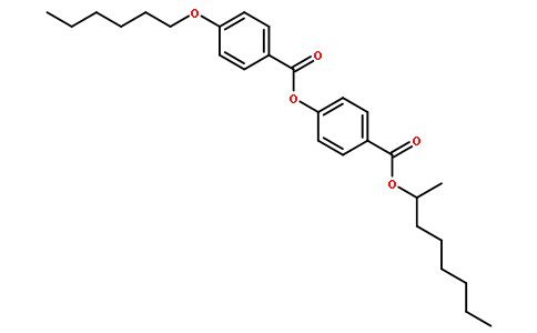 4-(4'-己氧基)苯甲酰氧基苯甲酸-R-2-辛醇酯