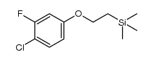[2-(4-chloro-3-fluorophenoxy)ethyl]trimethyl-silane
