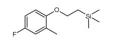 [2-(4-fluoro-2-methylphenoxy)ethyl]trimethylsilane