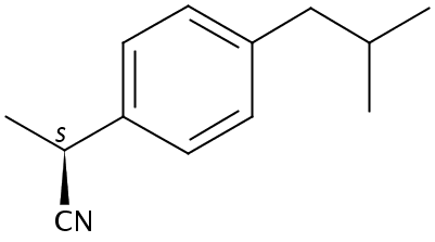(S)-(-)-2-(4-isobutylphenyl)propionitrile