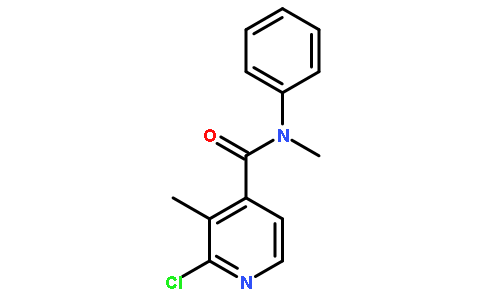 2-氯-N,3-二甲基-N-苯基-4-吡啶羧酰胺