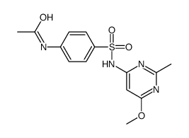N-[4-[(6-methoxy-2-methylpyrimidin-4-yl)sulfamoyl]phenyl]acetamide