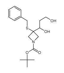 tert-butyl 3-(benzylthio)-3-(1,3-dihydroxypropyl)azetidine-1-carboxylate