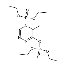 O-(4-(diethoxyphosphorothioyl)-5-methyl-4,5-dihydro-1,2,4-triazin-6-yl) O,O-diethyl phosphorothioate