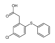 2-(5-chloro-2-phenylsulfanylphenyl)acetic acid