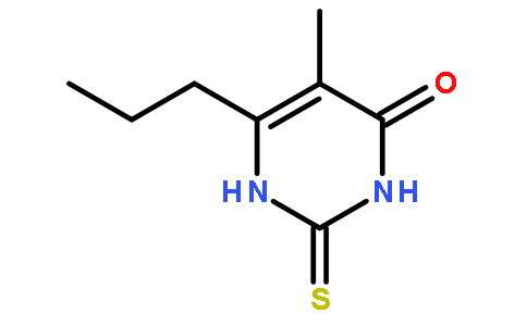 4-羟基-5-甲基-6-n-丙基嘧啶-2-硫醇