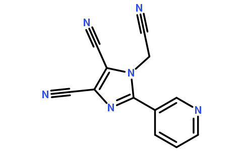1-氰基甲基-4,5-二氰基-2-(3-吡啶基)咪唑