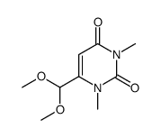 6-(dimethoxymethyl)-1,3-dimethylpyrimidine-2,4-dione