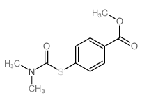 甲基 4-[(二甲基氨基甲酰)硫烷基]苯酸酯