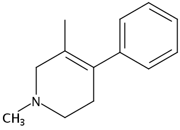 1,5-dimethyl-4-phenyl-3,6-dihydro-2H-pyridine