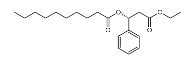(R)-3-ethoxy-3-oxo-1-phenylpropyl decanoate
