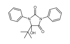 5-(tert-butyl)-5-hydroxy-1,3-diphenylimidazolidine-2,4-dione