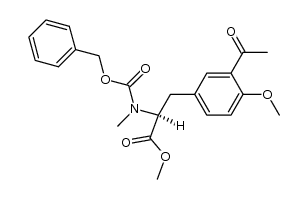 3-acetyl-N,O-dimethyl-N-[(phenylmethoxy)carbonyl]-L-tyrosine methyl ester