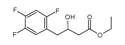 (S)-ethyl 3-hydroxy-4-(2,4,5-trifluorophenyl)butanoate