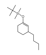 3-butylcyclohex-1-enyl t-butyldimethylsilyl ether