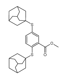 methyl 2,5-bis(1-adamantylthio)benzoate