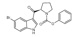 (R)-2-(5-bromo-1H-indole-3-carbonyl)pyrrolidine-1-carboxylic acid phenyl ester