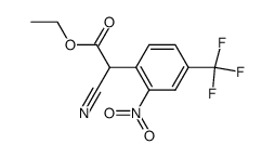 ETHYL ALPHA-CYANO-2-NITRO-4-(TRIFLUOROMETHYL)PHENYLACETATE