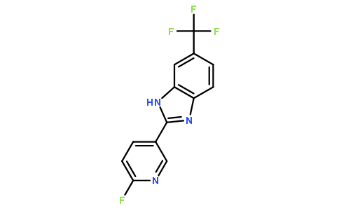 2-（6-氟-3-吡啶）-6-三氟甲基-1H-苯并咪唑
