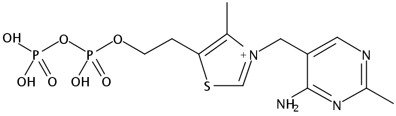 3-[(4-氨基-2-甲基-5-嘧啶基)甲基]-4-甲基-5-[4,6,6-三羟基-4,6-二氧-3,5-二氧-4,6-二磷(五)己-1-基]噻唑-3-鎓