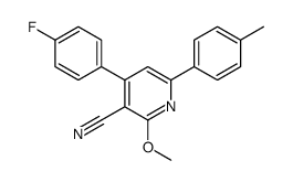 4-(4-fluorophenyl)-2-methoxy-6-(4-methylphenyl)pyridine-3-carbonitrile