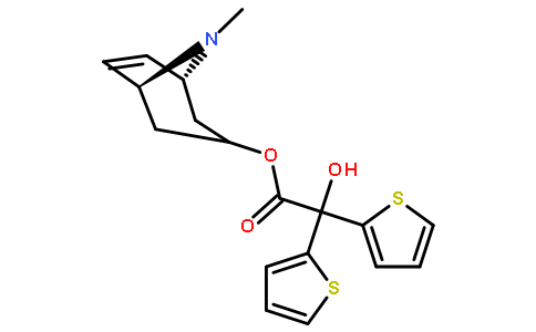 rel-(1R,3S,5S)-8-甲基-8-氮杂双环[3,2,1]辛-6-烯-基-2-羟基-2,2-二噻吩-2-基乙酸酯