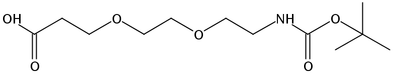 N-Boc-3- [2-(2-氨基乙氧基)乙氧基]丙酸