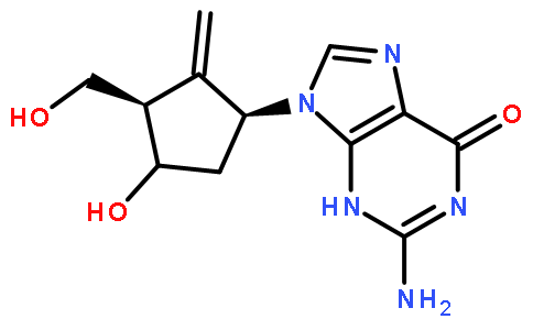 Entecavir impurity 3/(1S,3R,4R)-Entecavir/2-amino-9-((1S,3R,4R)-4-hydroxy-3-(hydroxymethyl)-2- methylenecyclopentyl)-1,9-dihydro-6H-purin-6-one