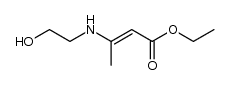 ethyl N-[2-hydroxyethyl]-β-aminocrotonate