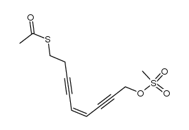 (Z)-S-(9-((methylsulfonyl)oxy)nona-5-en-3,7-diyn-1-yl) ethanethioate