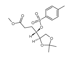methyl 2,3-dideoxy-5,6-O-isopropylidene-4-O-p-tolylsulfonyl-D-erythro-hexonate