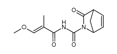 2-[N-(3-Methoxy-2-methylacryloyl)carbamoyl]-2-azabicyclo[2.2.1]hept-5-en-3-one