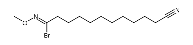 11-cyano-N-methoxyundecanimidoyl bromide