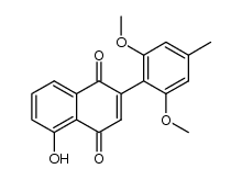 2-(2,6-Dimethoxy-4-methylphenyl)-5-hydroxy-1,4-naphthoquinone