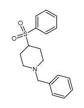 N-benzyl-4-(phenylsulfonyl)piperidine