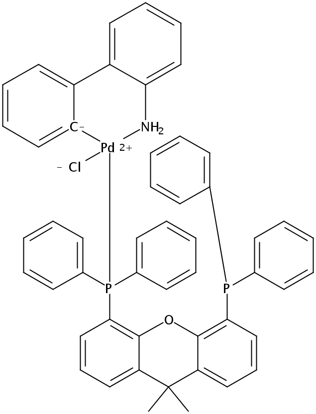 氯[(4,5-双(二苯基膦)-9,9-二甲基氧杂蒽)-2-(2-氨基联苯)]钯(II)