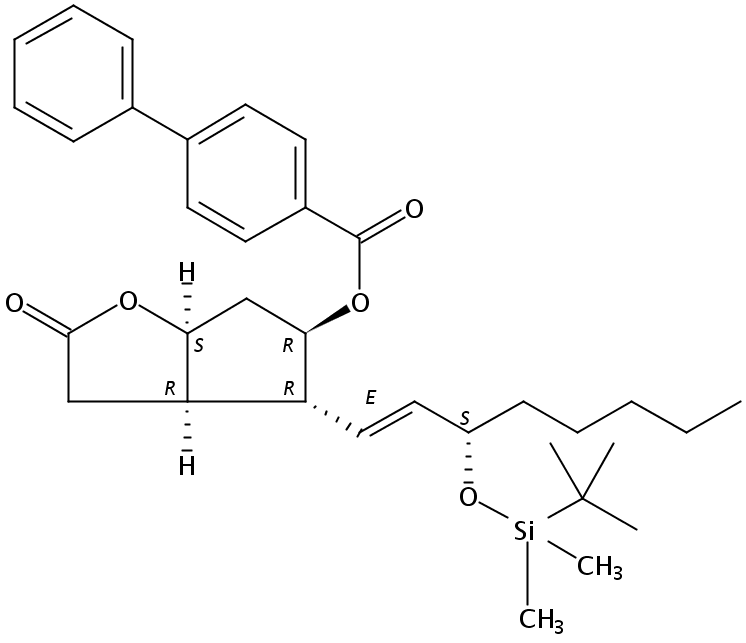 [1,1'-联苯]-4-羧酸,[3aR-[3a,4(1E,3S*),5,6a]]-4-[3-[[(1,1'-二甲基乙基)二甲基硅烷基]氧基]-1-辛烯基]六氢-2-氧代-2H-环戊并[b]呋喃-5-基酯