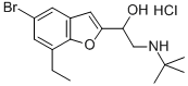 2-{[2-(5-溴-7-乙基-1-苯并呋喃-2-基)-2-羟基乙基]氨基}-2-甲基丙基盐酸盐(1:1)
