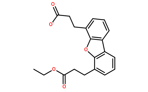 4,6-二苯并呋喃二丙酸, 单乙基酯