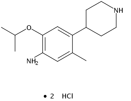 5-甲基-2-(1-甲基乙氧基)-4-(4-哌啶)-苯胺二盐酸盐