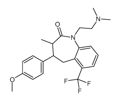 1-[2-(dimethylamino)ethyl]-4-(4-methoxyphenyl)-3-methyl-6-(trifluoromethyl)-4,5-dihydro-3H-1-benzazepin-2-one