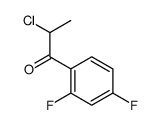 1-丙酮, 2-氯-1-(2,4-二氟苯基)- (9CI)