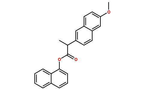 1-萘基-2-(6-甲氧基-2-萘基)丙酸酯